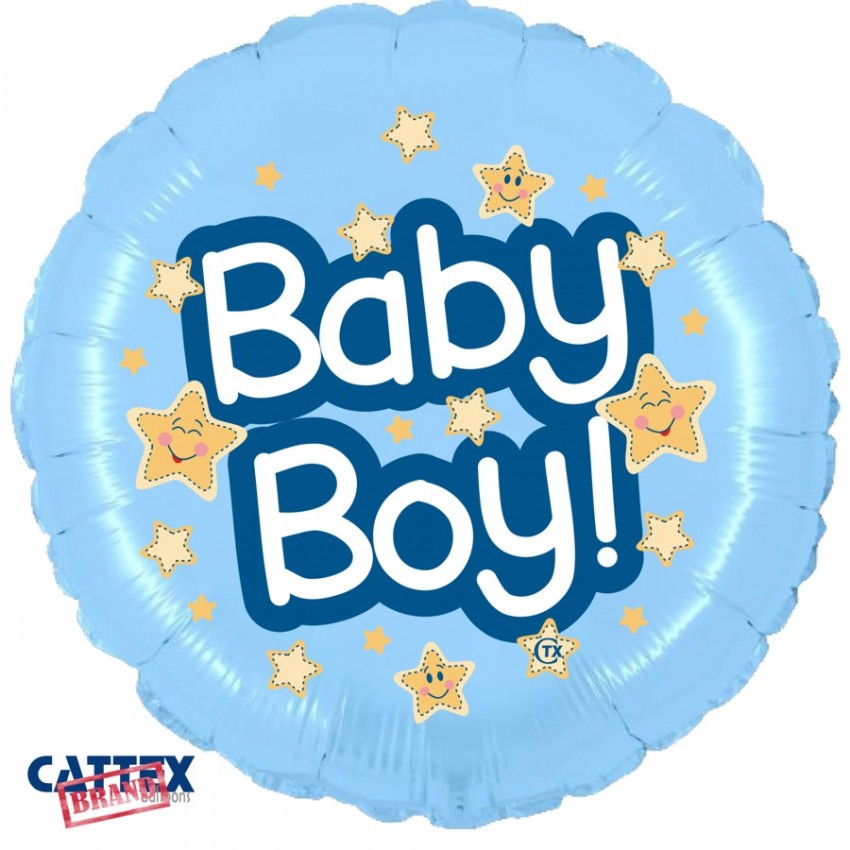 Palloncini Decorati CTX+ - Baby Boy (18”)